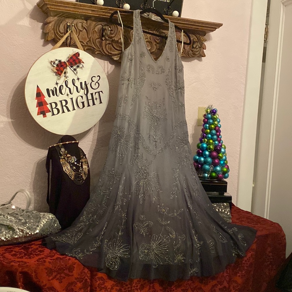 # 25  Vintage beaded dress